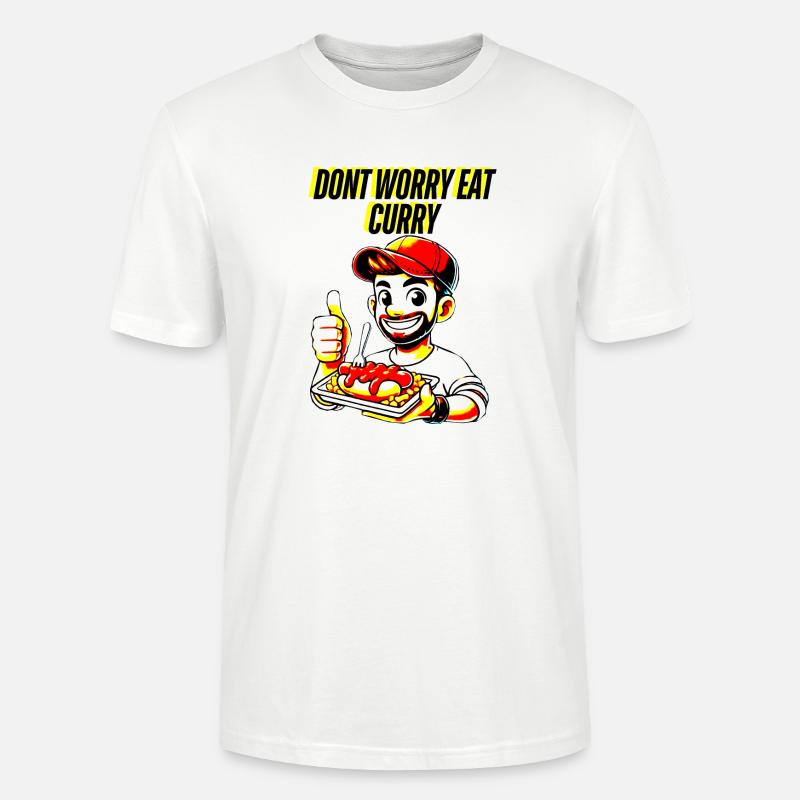 Curry Liebe und alles wird gut - Stanley/Stella Unisex Bio-T-Shirt CRAFTER - Weiß