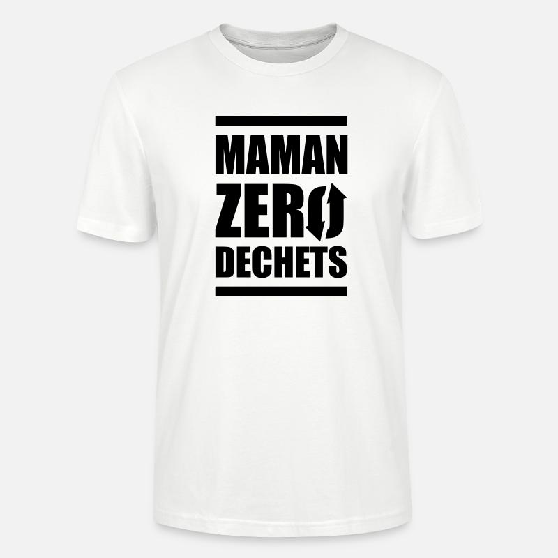 Maman zero dechets - T-shirt bio CRAFTER Stanley Stella Unisexe - blanc