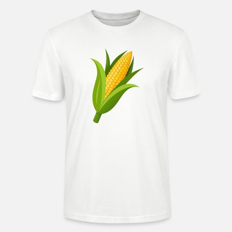Corn stalk - Stanley/Stella CRAFTER Unisex Organic T-Shirt - white