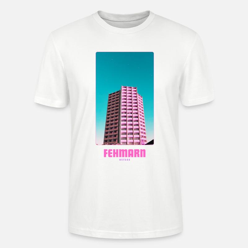 Fehmarn _ Ostsee  - Stanley/Stella Unisex Bio-T-Shirt CRAFTER - Weiß