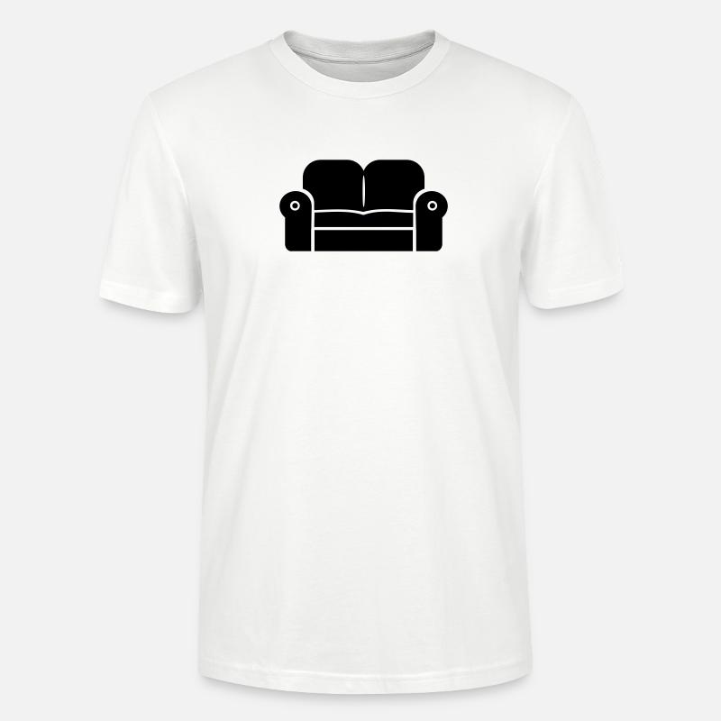 Sofa – Couch - Stanley/Stella Unisex Bio-T-Shirt CRAFTER - Weiß