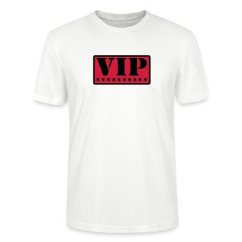 VIP - Stanley/Stella CRAFTER Unisex Organic T-Shirt - white - Front - Alina (178cm) & Michal (187cm)