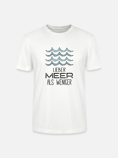 LIEBER MEER - Stanley/Stella Unisex Bio-T-Shirt CRAFTER - Weiß