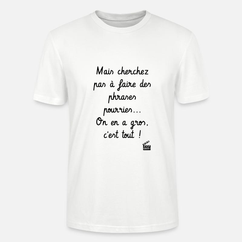 On en a gros ! Kaameløtt - Citation Perceval - T-shirt bio CRAFTER Stanley Stella Unisexe - blanc
