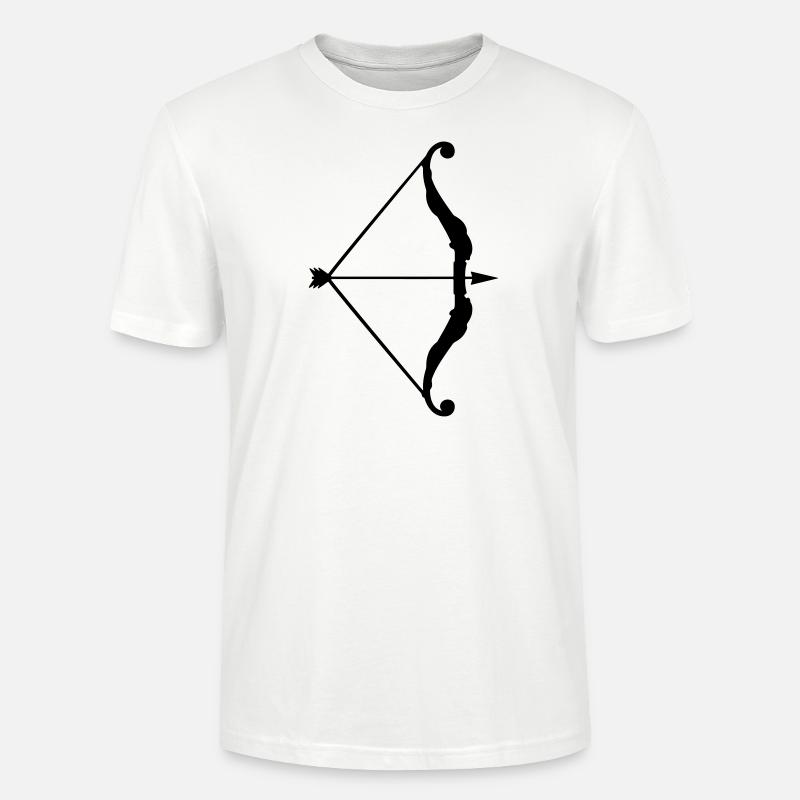 arc de flèche - T-shirt bio CRAFTER Stanley Stella Unisexe - blanc