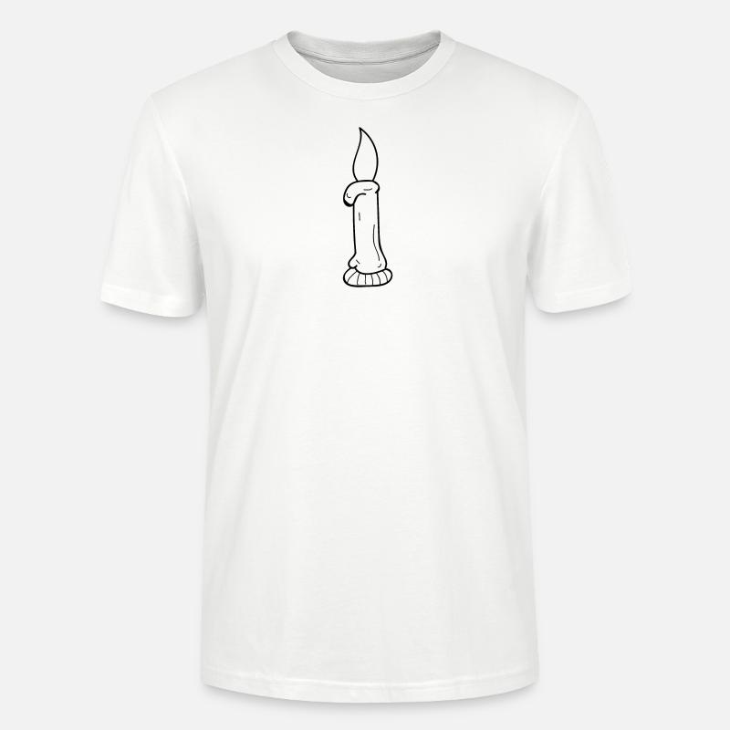 Kerze Geschenk Geschenkidee Magie - Stanley/Stella Unisex Bio-T-Shirt CRAFTER - Weiß
