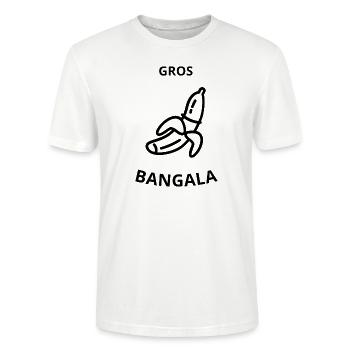 Big Bangala - Stanley/Stella CRAFTER Unisex Organic T-Shirt - white - Front - Alina (178cm) & Michal (187cm)