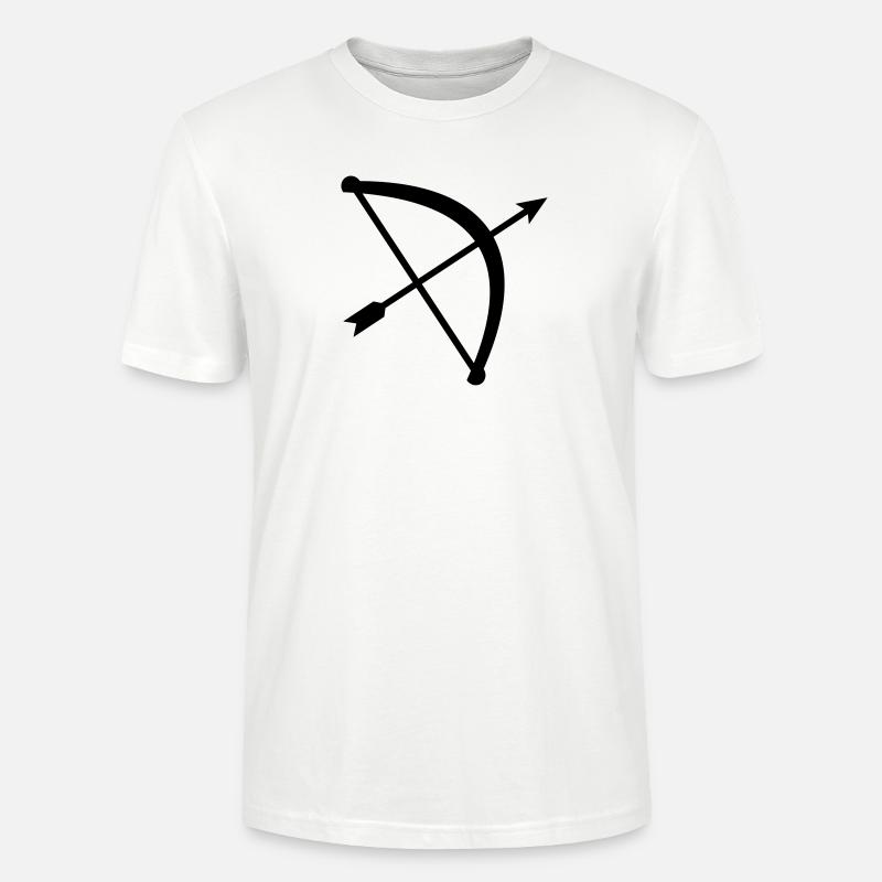 Pfeil Bogen - Stanley/Stella Unisex Bio-T-Shirt CRAFTER - Weiß