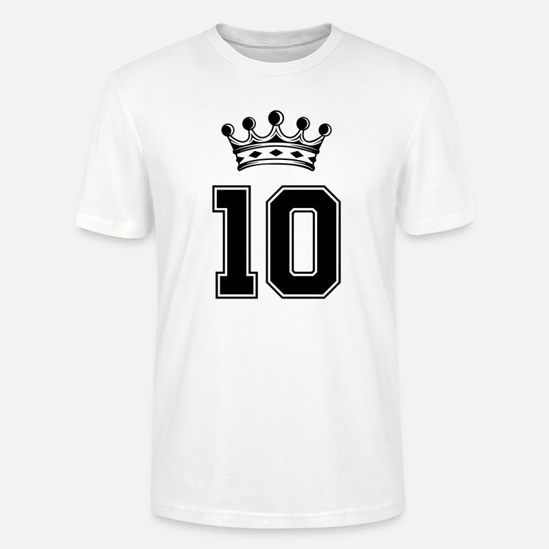 10 krone - Stanley/Stella Unisex Bio-T-Shirt CRAFTER - Weiß