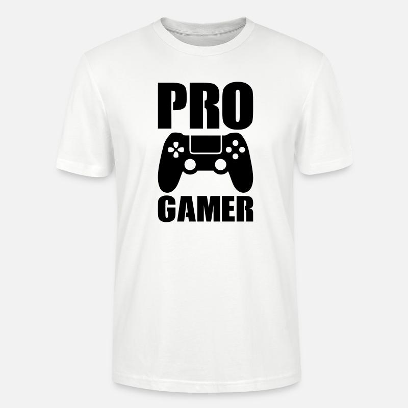 Pro Gamer - Stanley/Stella CRAFTER Unisex Organic T-Shirt - white