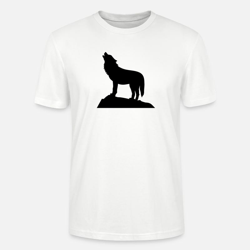 Wolf - Stanley/Stella Unisex Bio-T-Shirt CRAFTER - Weiß