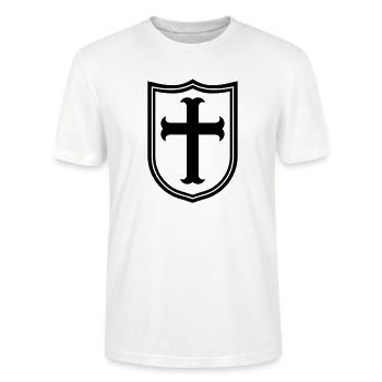 tempelier - Stanley/Stella Uniseks bio-T-shirt CRAFTER - wit - Voor - Alina (178cm) & Michal (187cm)