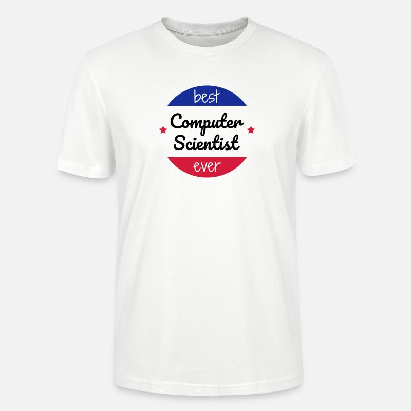 Computer / Informatiker / Aussenseiter / Ingenieur - Stanley/Stella Unisex Bio-T-Shirt CRAFTER - Weiß