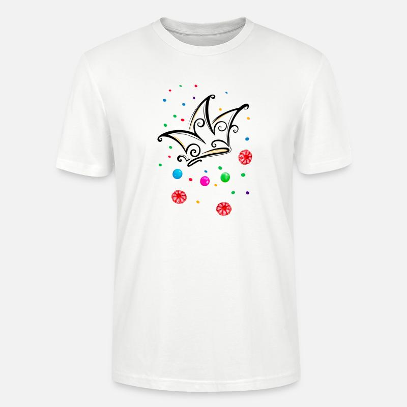 Fool’s Cap Candy Camel - T-shirt bio CRAFTER Stanley Stella Unisexe - blanc