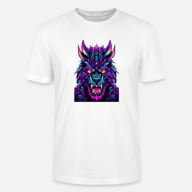 Neon Wolfsgeist - Stanley/Stella Unisex Bio-T-Shirt CRAFTER - Weiß