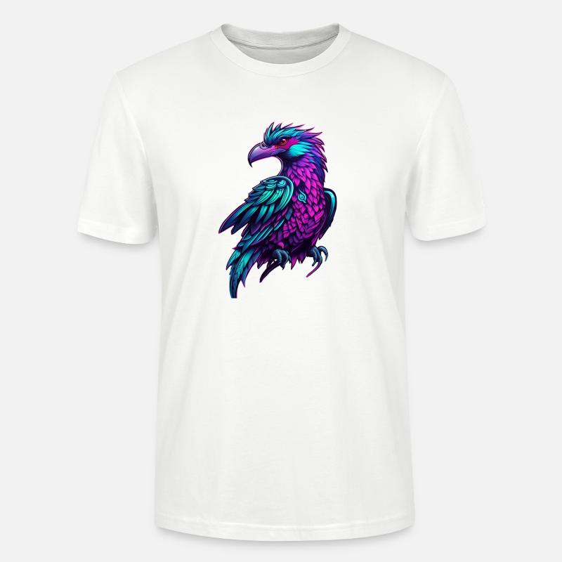 Neonphönix Farbflug - Stanley/Stella Unisex Bio-T-Shirt CRAFTER - Weiß