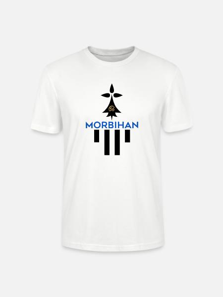 Morbihan 56 logo - Stanley/Stella CRAFTER Unisex Organic T-Shirt - white