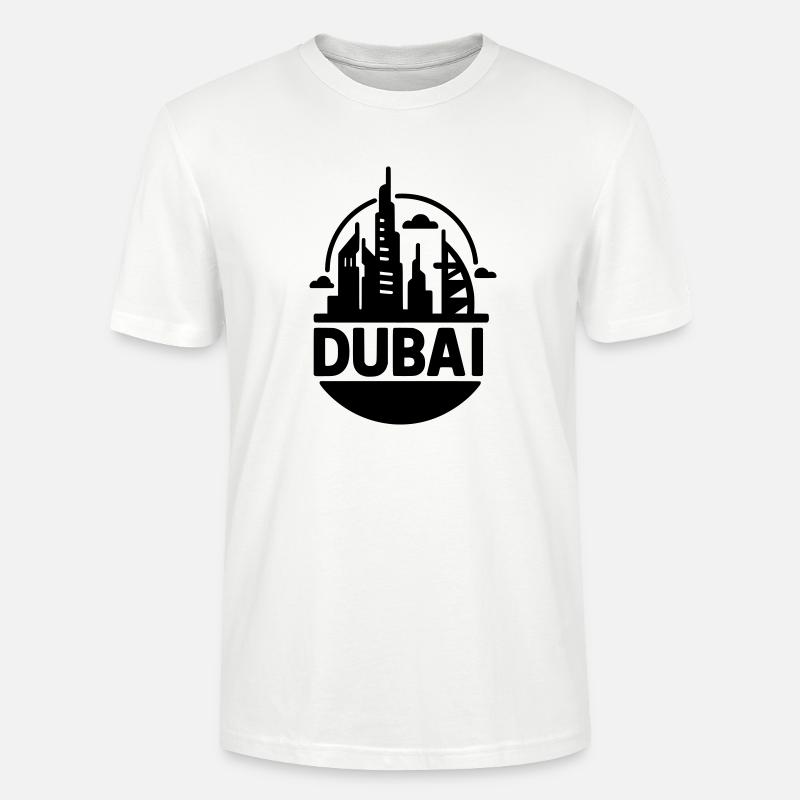 dubai silhouette  - Stanley/Stella Unisex Bio-T-Shirt CRAFTER - Weiß