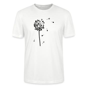 Playful Bobbles - The Original by heavenlygoods - Stanley/Stella CRAFTER Unisex Organic T-Shirt - white - Front - Alina (178cm) & Michal (187cm)