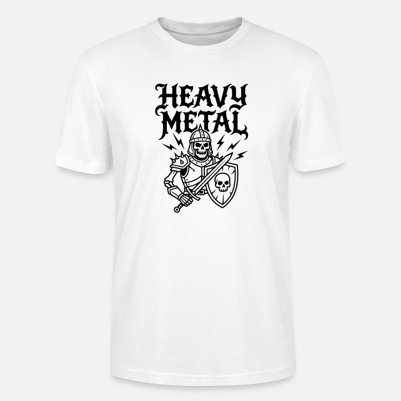 Schwermetall - Stanley/Stella Unisex Bio-T-Shirt CRAFTER - Weiß