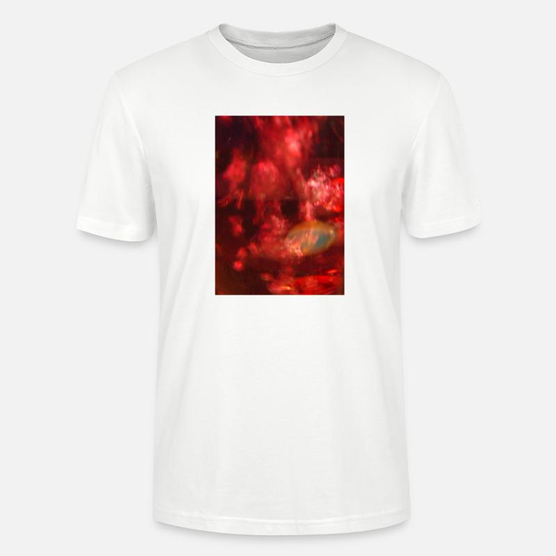 Feu rouge, néon bruyant - T-shirt bio CRAFTER Stanley Stella Unisexe - blanc
