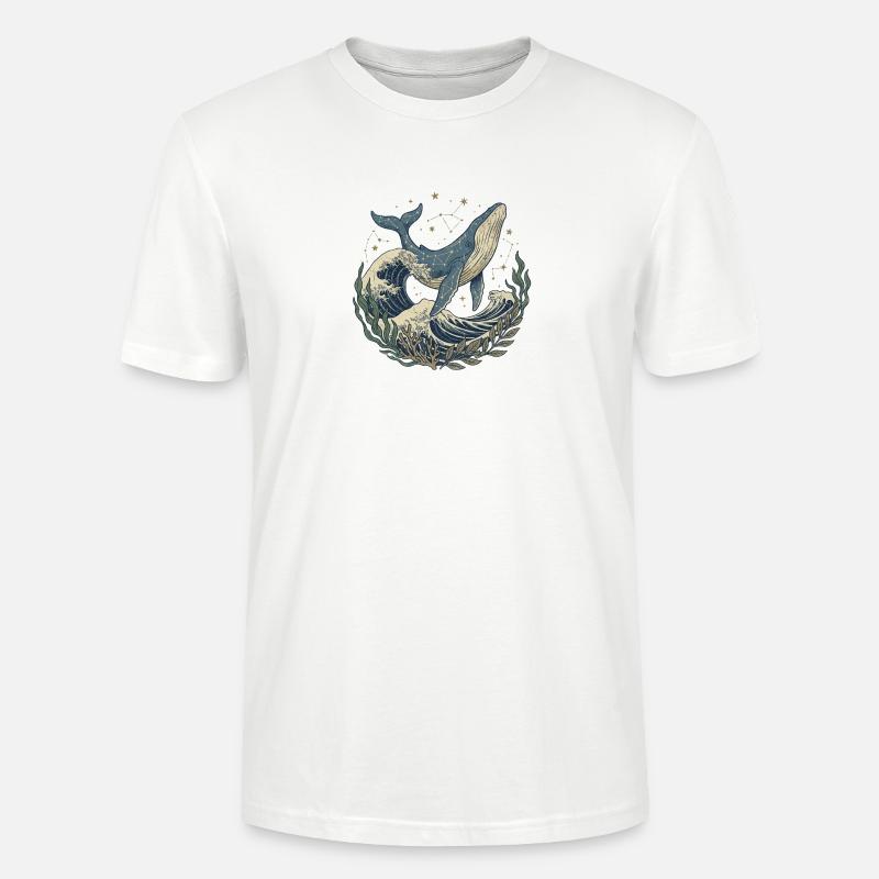 Der Wal – Säule des Ozeans - Stanley/Stella Unisex Bio-T-Shirt CRAFTER - Weiß