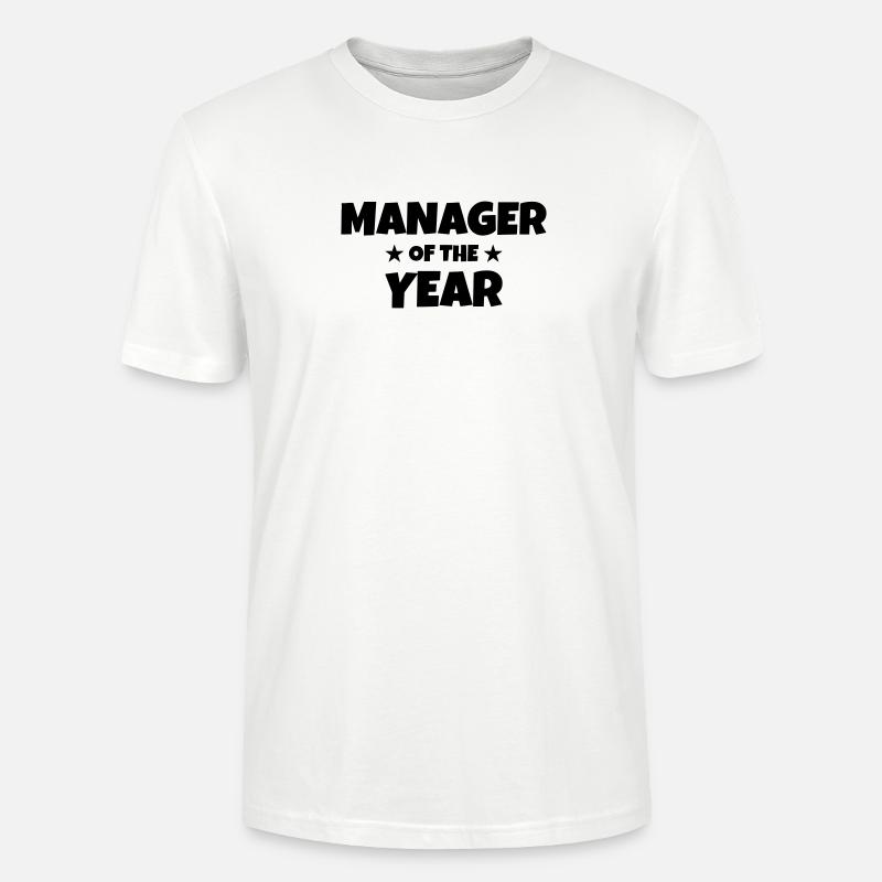 Manager / Patron / Travail / Métier / Chef - T-shirt bio CRAFTER Stanley Stella Unisexe - blanc