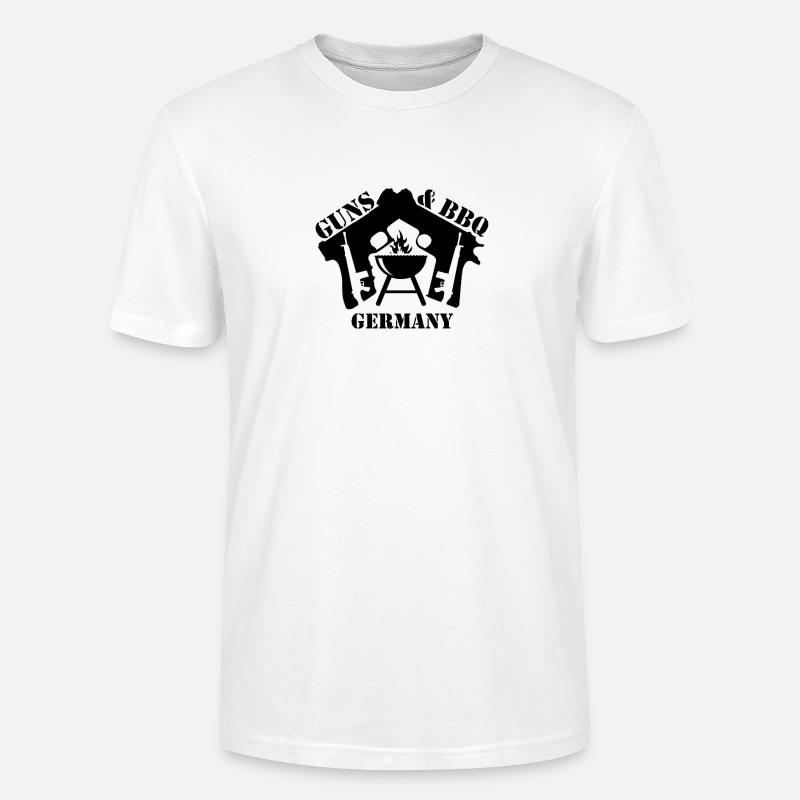 Guns & BBQ Germany 2 - Stanley/Stella Unisex Bio-T-Shirt CRAFTER - Weiß