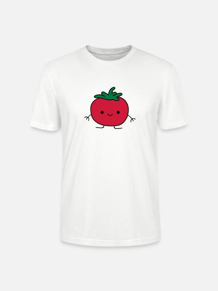 Tomate Doodle - Stanley/Stella Unisex Bio-T-Shirt CRAFTER - Weiß