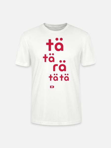A-020 Tätärätätä - Stanley/Stella Unisex Bio-T-Shirt CRAFTER - Weiß
