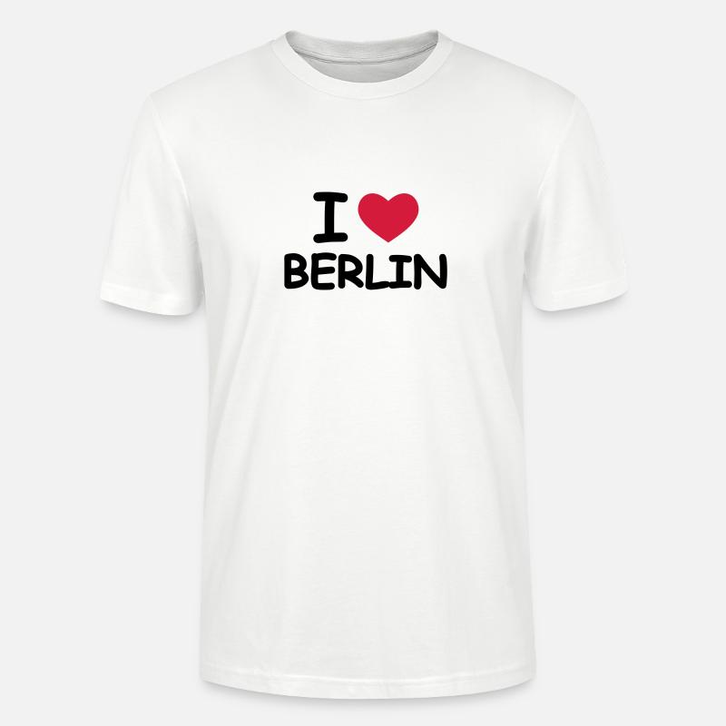 I Love Berlin - Stanley/Stella Unisex Bio-T-Shirt CRAFTER - Weiß