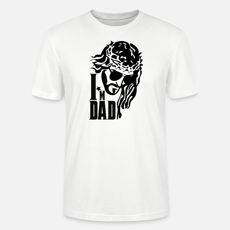Ich bin Papa - Stanley/Stella Unisex Bio-T-Shirt CRAFTER - Weiß