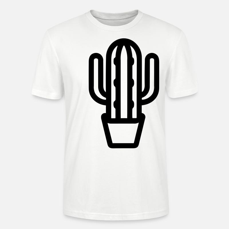 Cactus - T-shirt bio CRAFTER Stanley Stella Unisexe - blanc