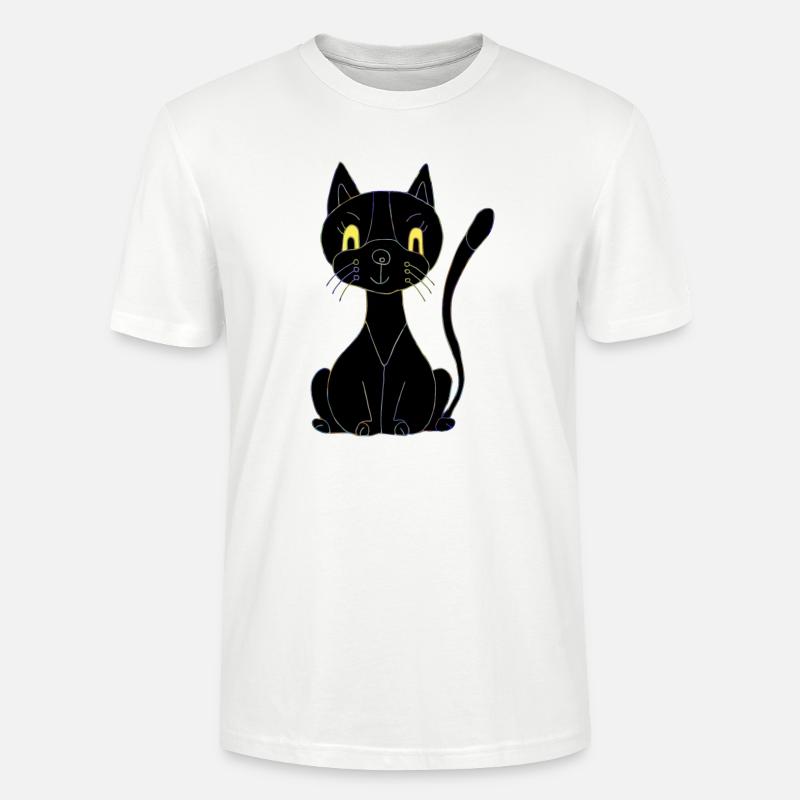 Chat - T-shirt bio CRAFTER Stanley Stella Unisexe - blanc