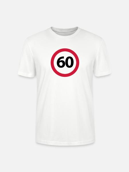 60th Birthday - Stanley/Stella CRAFTER Unisex Organic T-Shirt - white