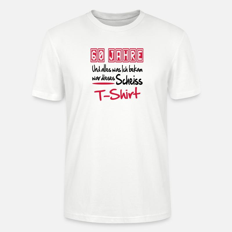 geburtstag60 - Stanley/Stella Unisex Bio-T-Shirt CRAFTER - Weiß