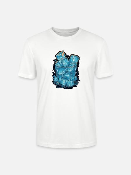 Eiswürfel - Stanley/Stella Unisex Bio-T-Shirt CRAFTER - Weiß