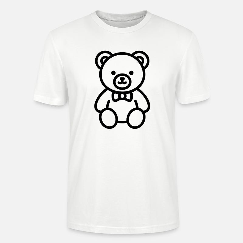 Bärenjunges - Stanley/Stella Unisex Bio-T-Shirt CRAFTER - Weiß