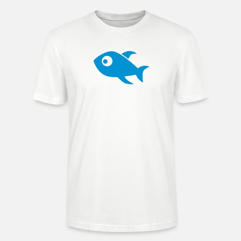 Fisch - Stanley/Stella Unisex Bio-T-Shirt CRAFTER - Weiß