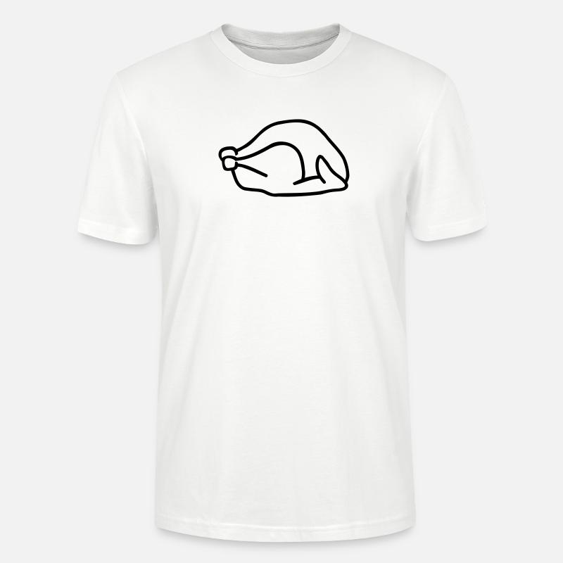 Truthahn - Stanley/Stella Unisex Bio-T-Shirt CRAFTER - Weiß