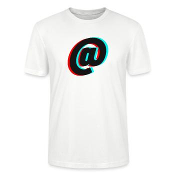 At Signs - Stanley/Stella CRAFTER Unisex Organic T-Shirt - white - Front - Alina (178cm) & Michal (187cm)