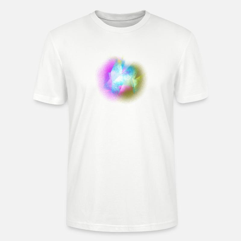 Explosion de l'espace - T-shirt bio CRAFTER Stanley Stella Unisexe - blanc