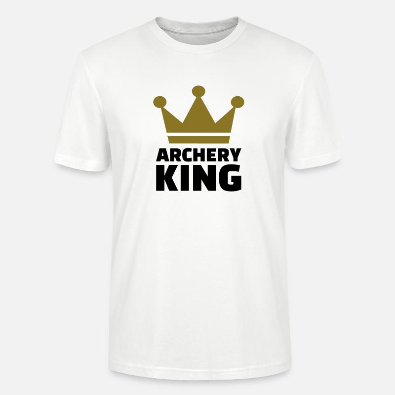 Bogenschießen - Stanley/Stella Unisex Bio-T-Shirt CRAFTER - Weiß