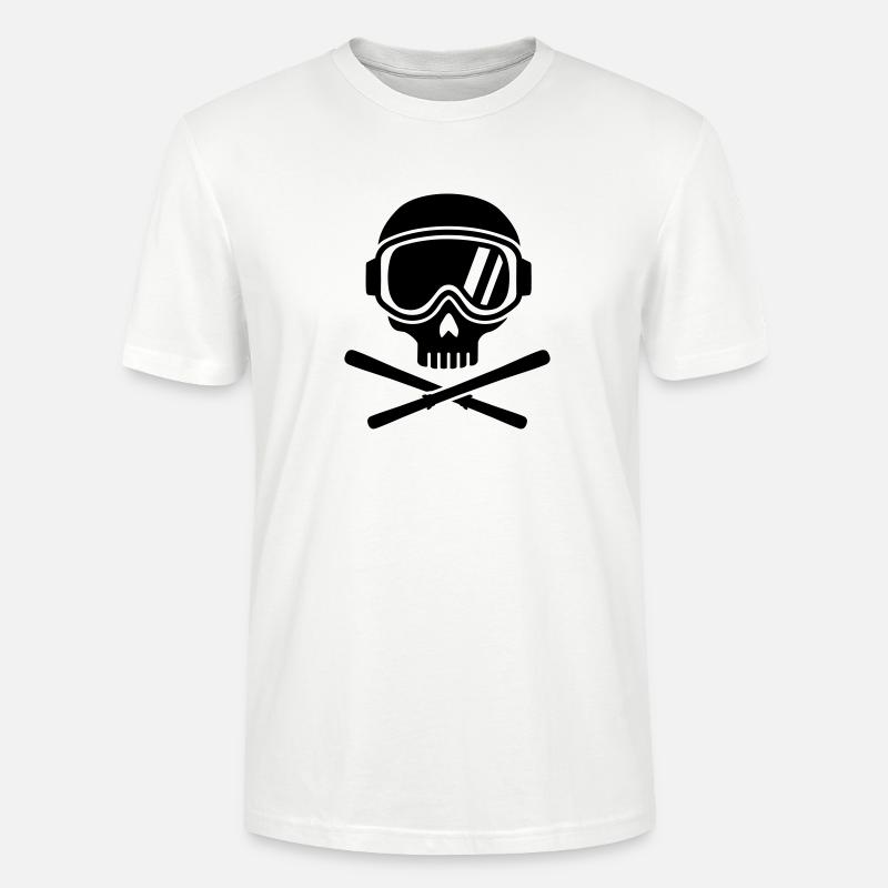 Ski - Stanley/Stella Unisex Bio-T-Shirt CRAFTER - Weiß