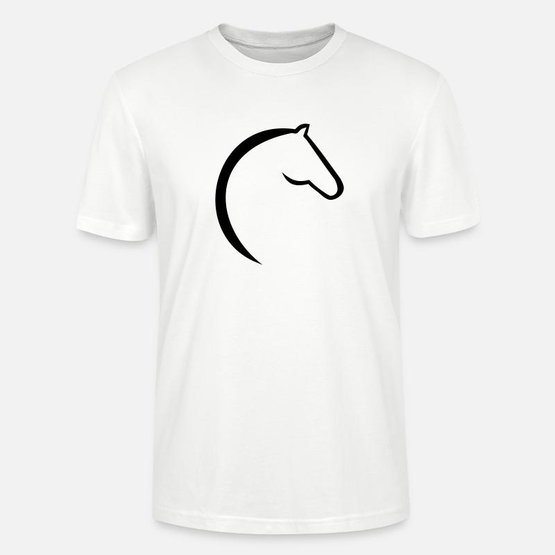 Pferd - Stanley/Stella Unisex Bio-T-Shirt CRAFTER - Weiß