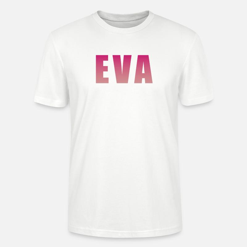 Conception de bloc de texte dégradé - T-shirt bio CRAFTER Stanley Stella Unisexe - blanc