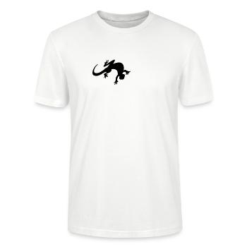 salamandre - T-shirt bio CRAFTER Stanley Stella Unisexe - blanc - Devant - Alina (178cm) & Michal (187cm)