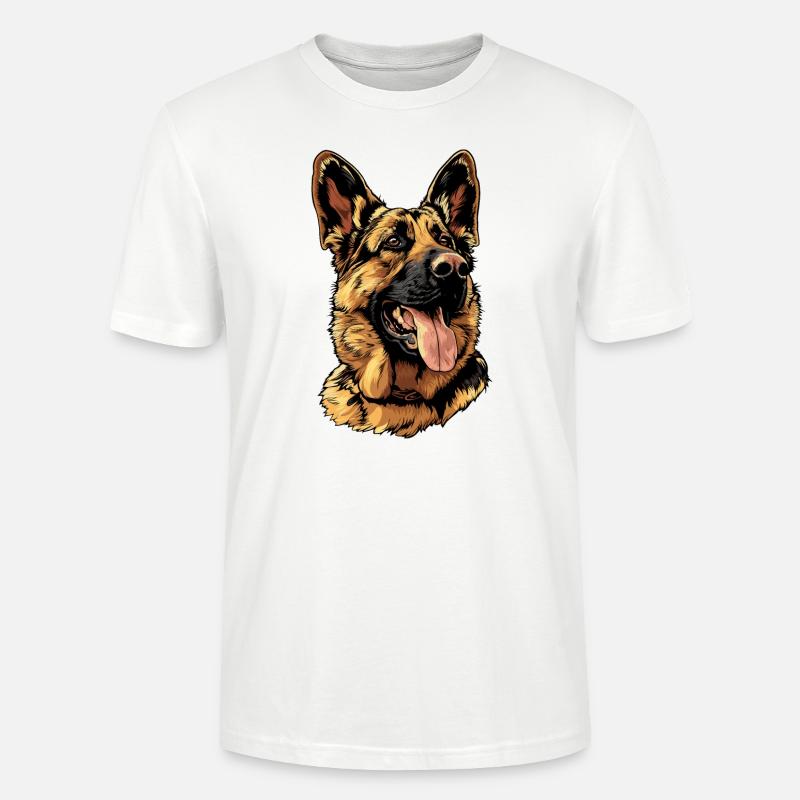 Deutscher Schäferhund - Stanley/Stella Unisex Bio-T-Shirt CRAFTER - Weiß