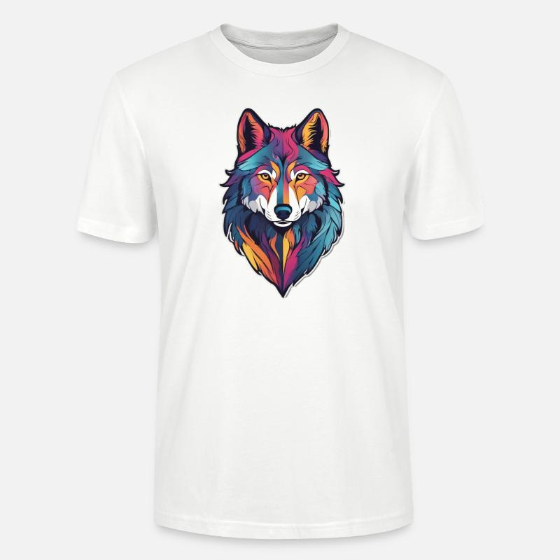 Wolf - Stanley/Stella Unisex Bio-T-Shirt CRAFTER - Weiß
