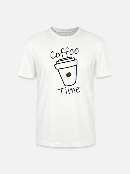 Coffee Time - Stanley/Stella Unisex Bio-T-Shirt CRAFTER - Weiß